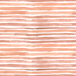 Watercolor Wash Stripe in Blush