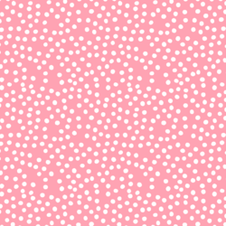 Little Tossed Dot in Rose Pink