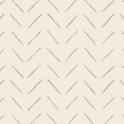 Chevron in Sage Green on Egret