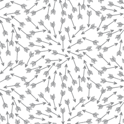 Arrows in Smoke on White