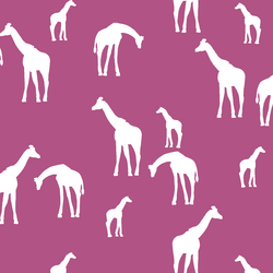 Giraffe Silhouette in Azalea
