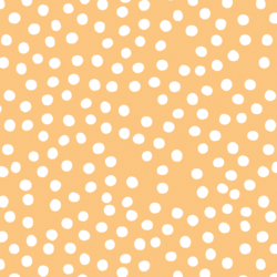 Tossed Dot in Creamsicle