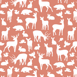 Forest Friends in Desert Rose