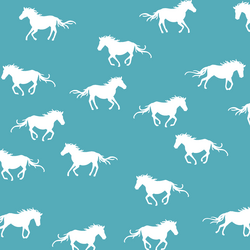 Horse Silhouette in Lagoon