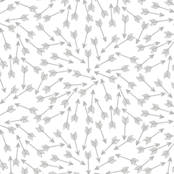 Arrows in Pebble on White