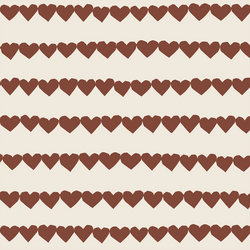 Heart Strings in Rich Brown on Egret