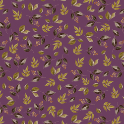 Falling Leaves in Plum