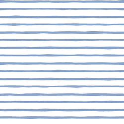 Artisan Stripe in Cornflower on White