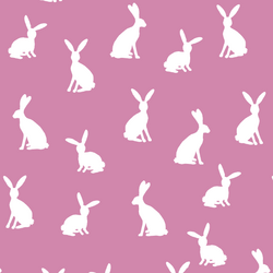 Cottontail Silhouette in Wisteria