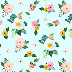 Large Spring Blossoms in Spring Breeze