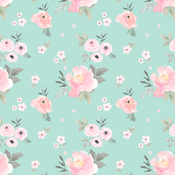 Small Sweet Blush Roses in Aloe
