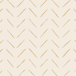 Chevron in Golden Mustard Yellow on Egret