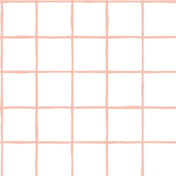 Windowpane in Petal on White