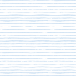 Small Watercolor Stripes in Frost Blue