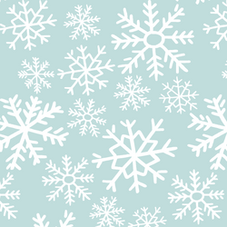 Dashing Through the Snow in Glacier Blue