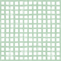 Watercolor Plaid in Spearmint