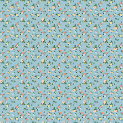Dainty Harbour Flowers in Blue