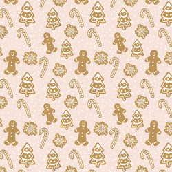 Gingerbread in Blush