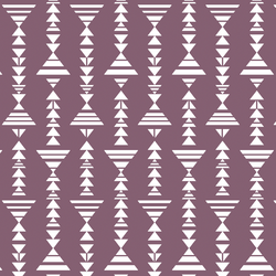 Little Tribal Stripe in Mulberry