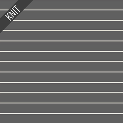 Striped Sleek Knit in Graphite
