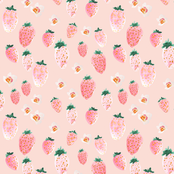 Strawberry Blossom in Pink Bloom