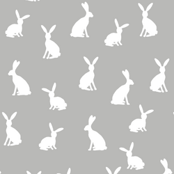 Cottontail Silhouette in Pebble