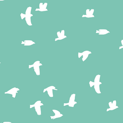 Flock Silhouette in Succulent