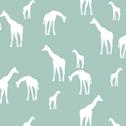 Giraffe Silhouette in Aspen