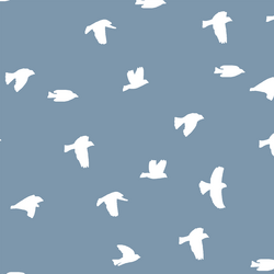 Flock Silhouette in Dusk