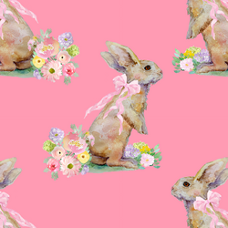 Bunny Tales in Gerbera Pink
