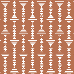 Little Tribal Stripe in Terracotta