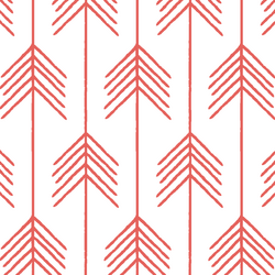 Vanes in Salmon on White