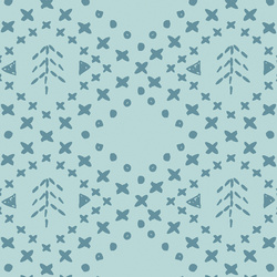 Fair Isle Forest in Glacier Blue