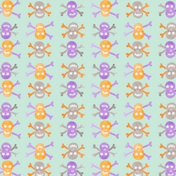 Skulls in Minty