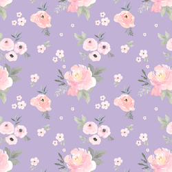 Small Sweet Blush Roses in Lilac