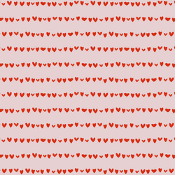 Striped Hearts in Pink