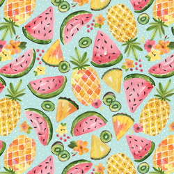 Fruit in Fresh Aqua