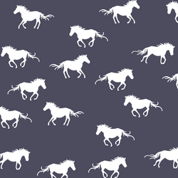 Horse Silhouette in Ink
