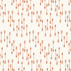 Little Arrows in Caramel on Cream