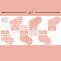 Stockings Panel in Peony