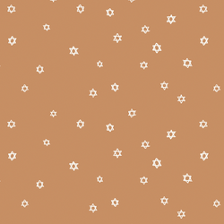 Star of David in Warm Sugar
