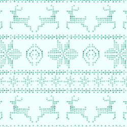 Fair Isle in Minty