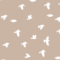 Flock Silhouette in Sand
