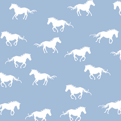 Horse Silhouette in Water