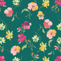 Annuals in Verdant Green