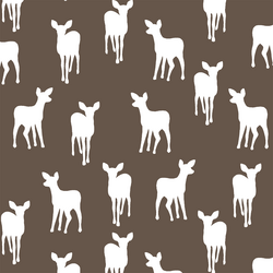 Fawn Silhouette in Timber