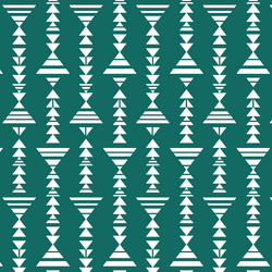 Little Tribal Stripe in Emerald