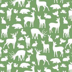 Forest Friends in Pistachio