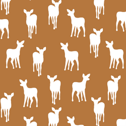 Fawn Silhouette in Ginger