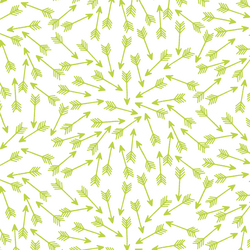 Arrows in Lime on White